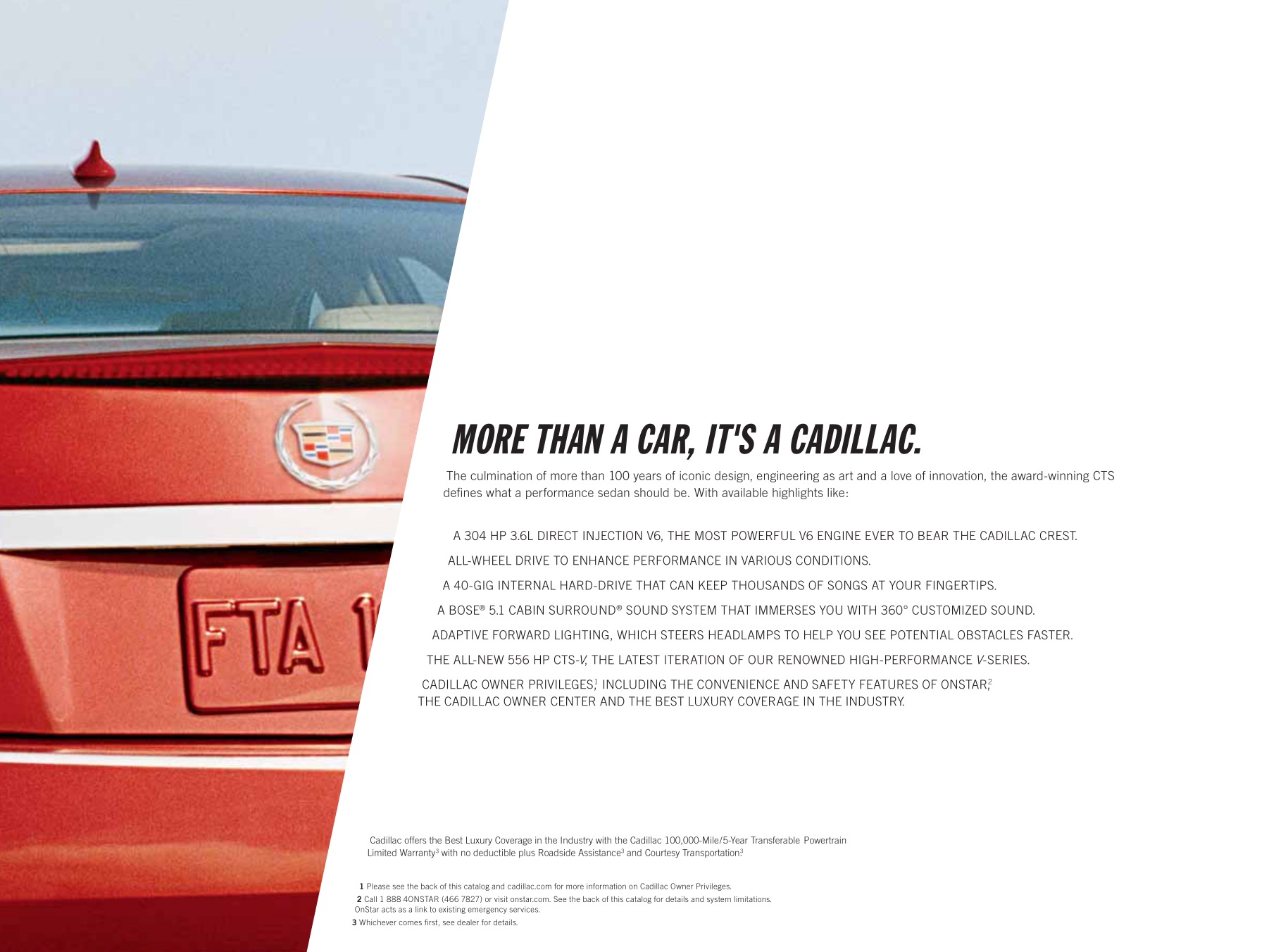 2009 Cadillac CTS Brochure Page 37